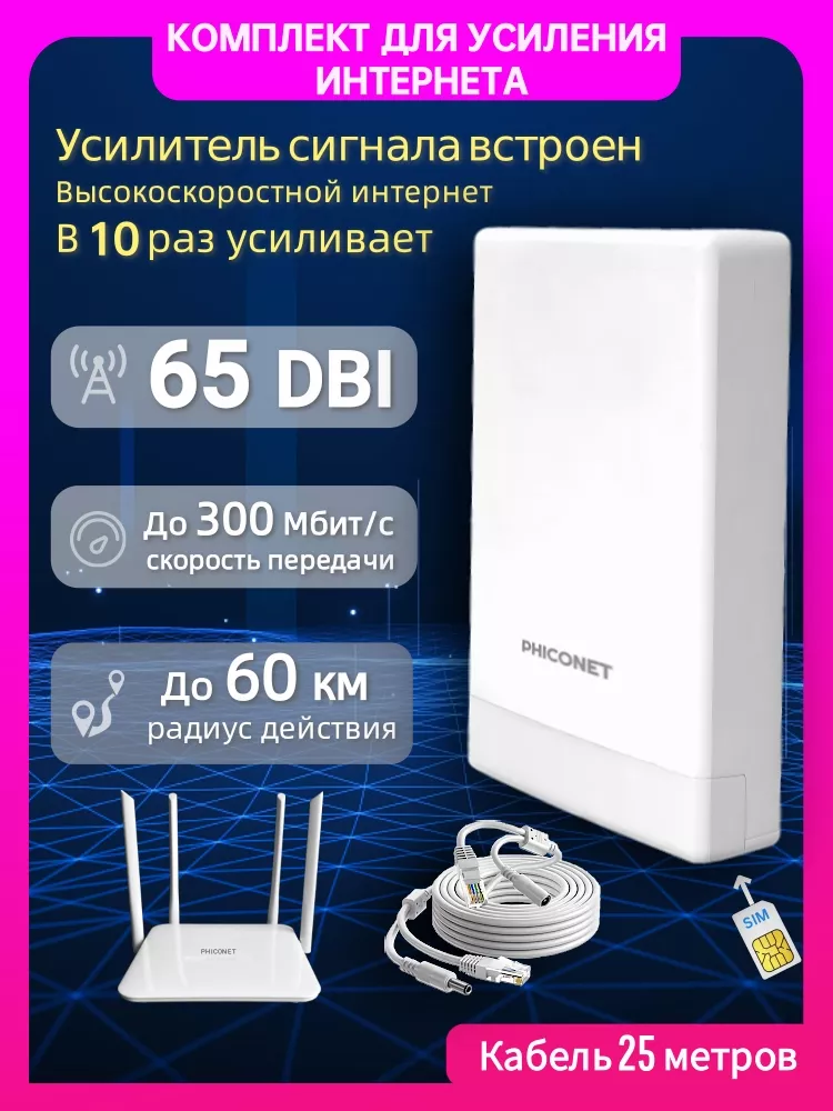 Интернет для дачи（BAND3 LTE1800）Встроенный сигнальный усилитель